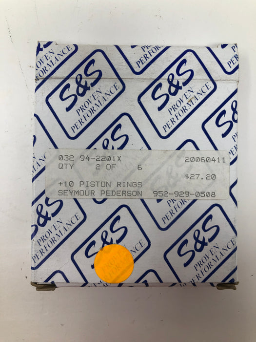 94-2201X S&S Cycle Replacement Ring Set for S&S Pistons