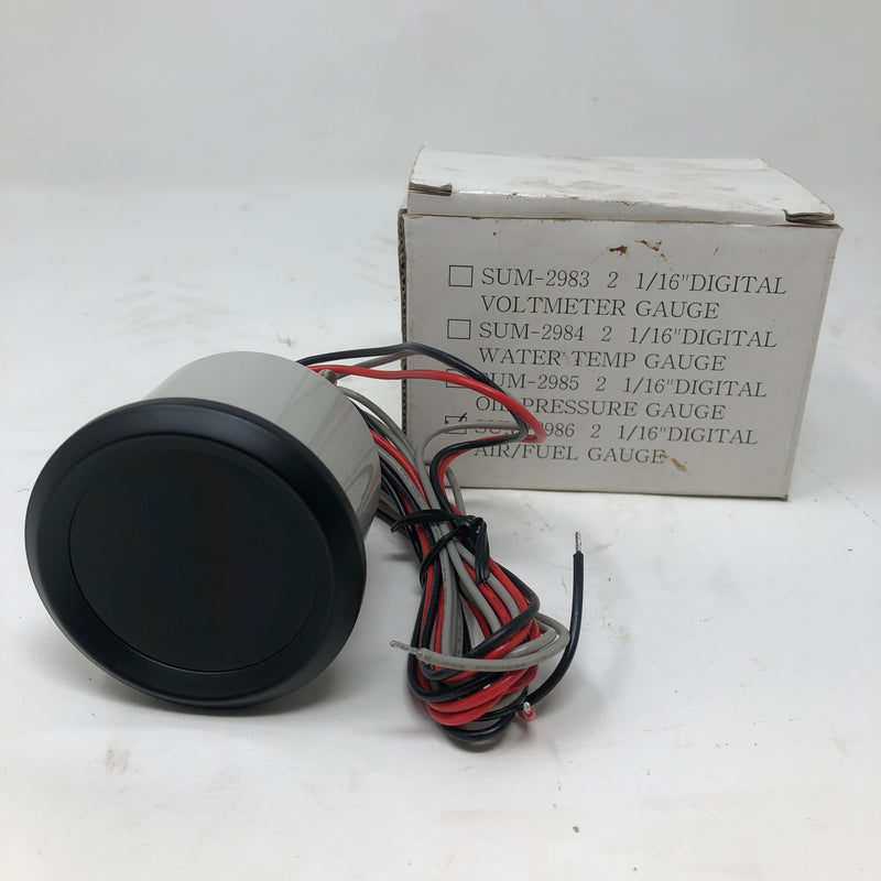 SUM-2986 Digital Air/Fuel Gauge 2 1/16"