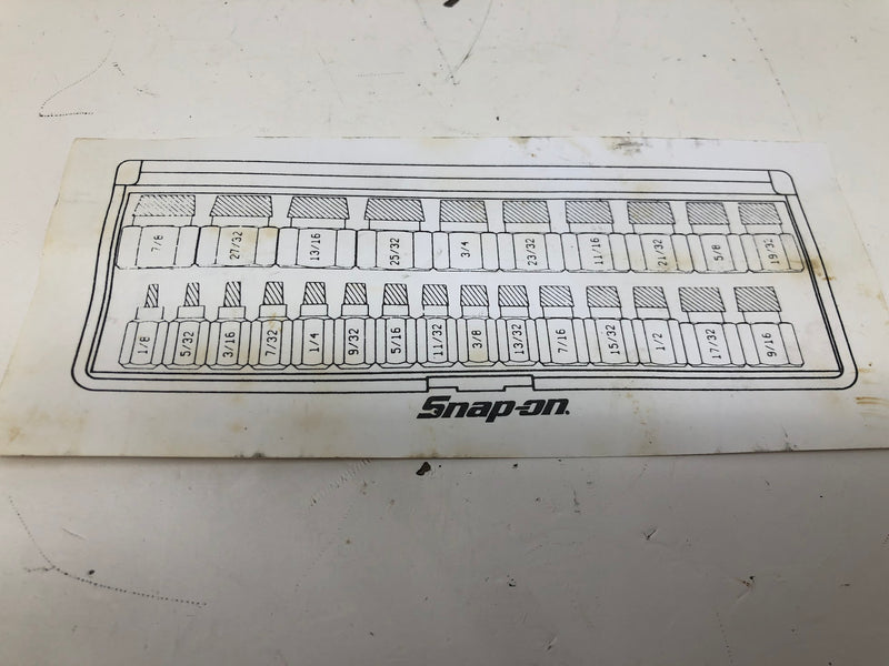 REX25B Snap-On 25 Piece Screw Extractor Set 1/8"-7/8"