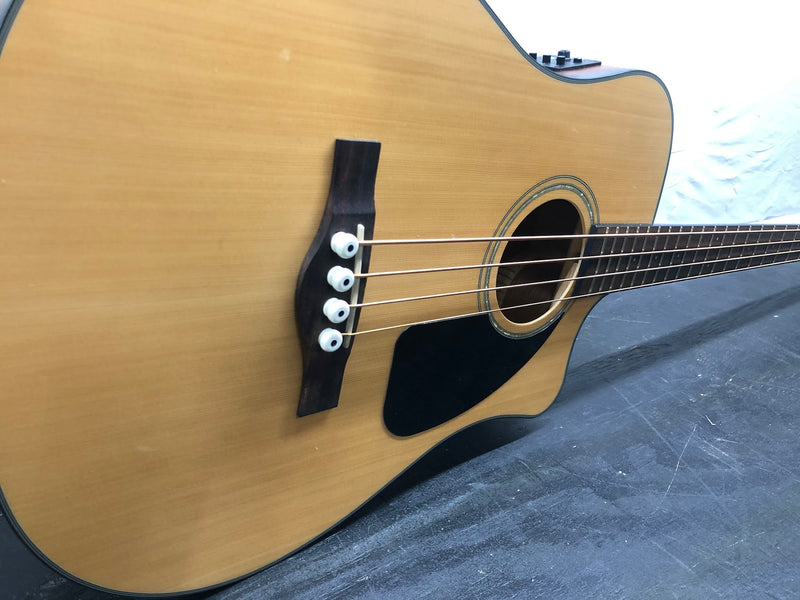 CB100E Fender Acoustic Electric Bass Guitar (Excellent Condition)