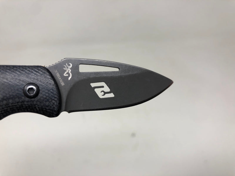 SEK45BLK Snap-On Folding Pocket Knife - Browning - Lock Back - Composite