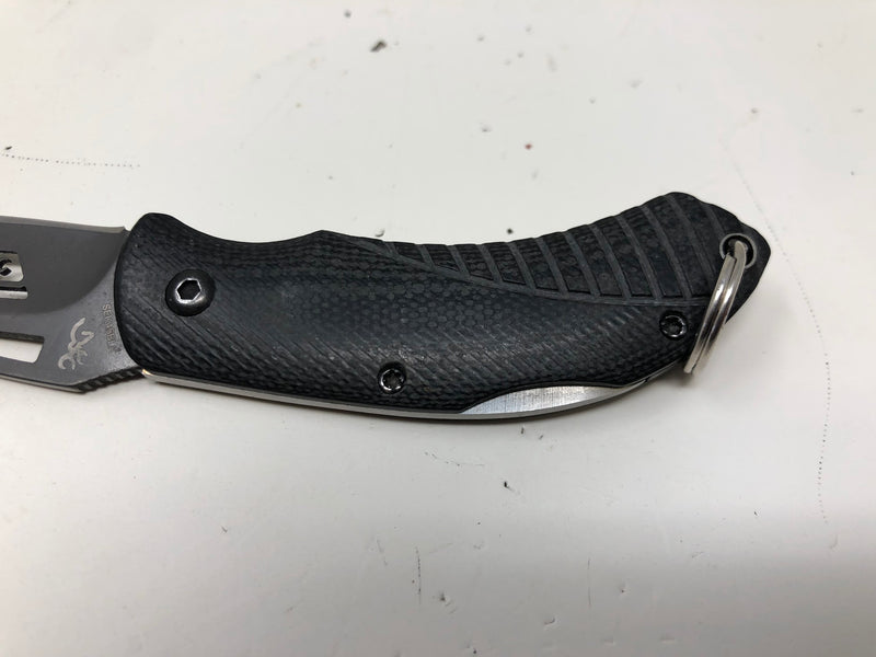SEK45BLK Snap-On Folding Pocket Knife - Browning - Lock Back - Composite