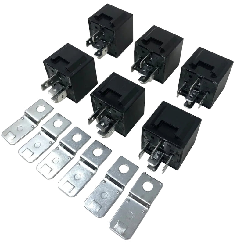 Snapper 12V 5 Terminal Sealed Waterproof Replacement Relay 6 Pack