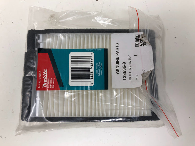 123636-9 Makita HEPA Filter Assembly for XCV05Z
