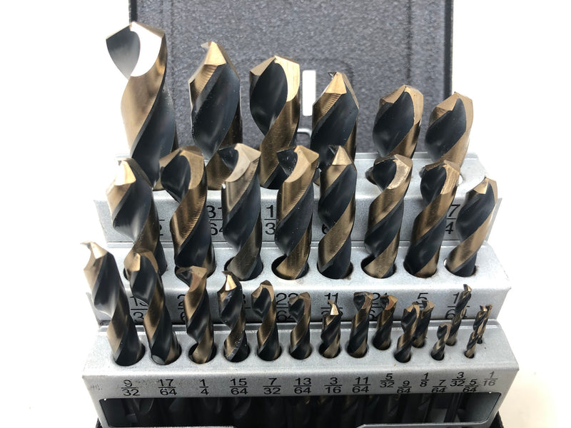 DBTR129 Snap-On Three-Flat Shank Drill Bit Set - Mechanic’s Length - 29 pc