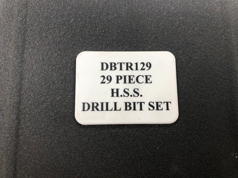 DBTR129 Snap-On Three-Flat Shank Drill Bit Set - Mechanic’s Length - 29 pc