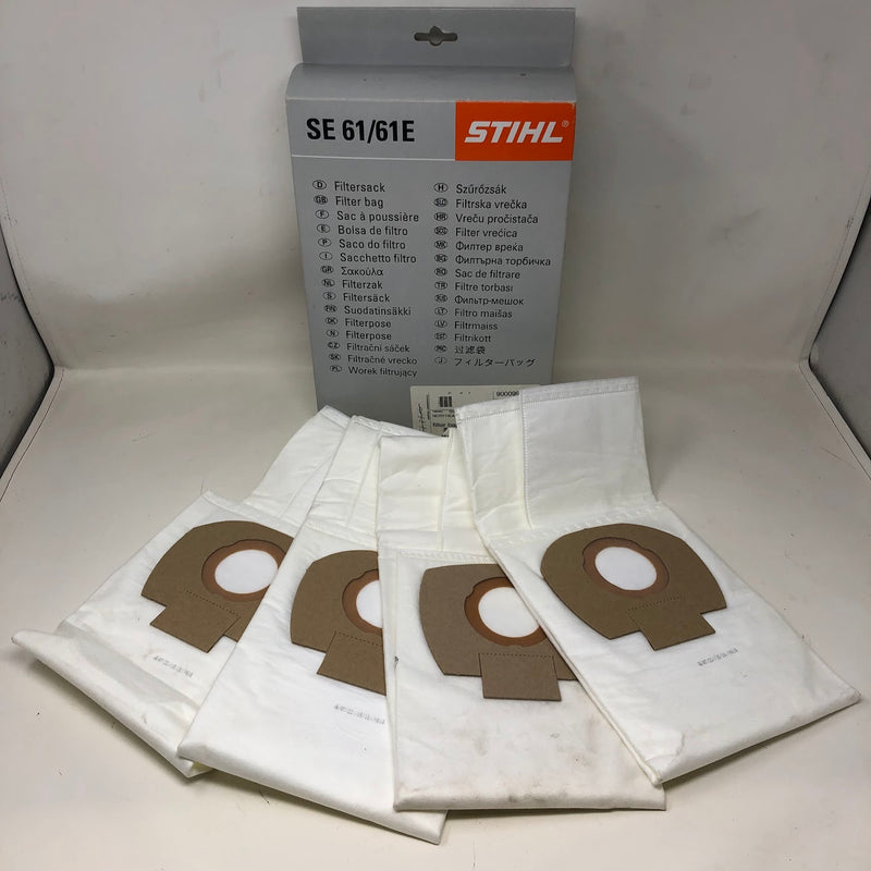 SE 61/61E Stihl Filter Bags 4901-500-9004 (x4)