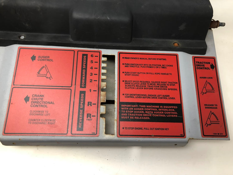 684-0033A-0662 MTD Control Panel