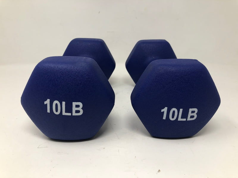 10lbs Hex Dumbbells (x2)