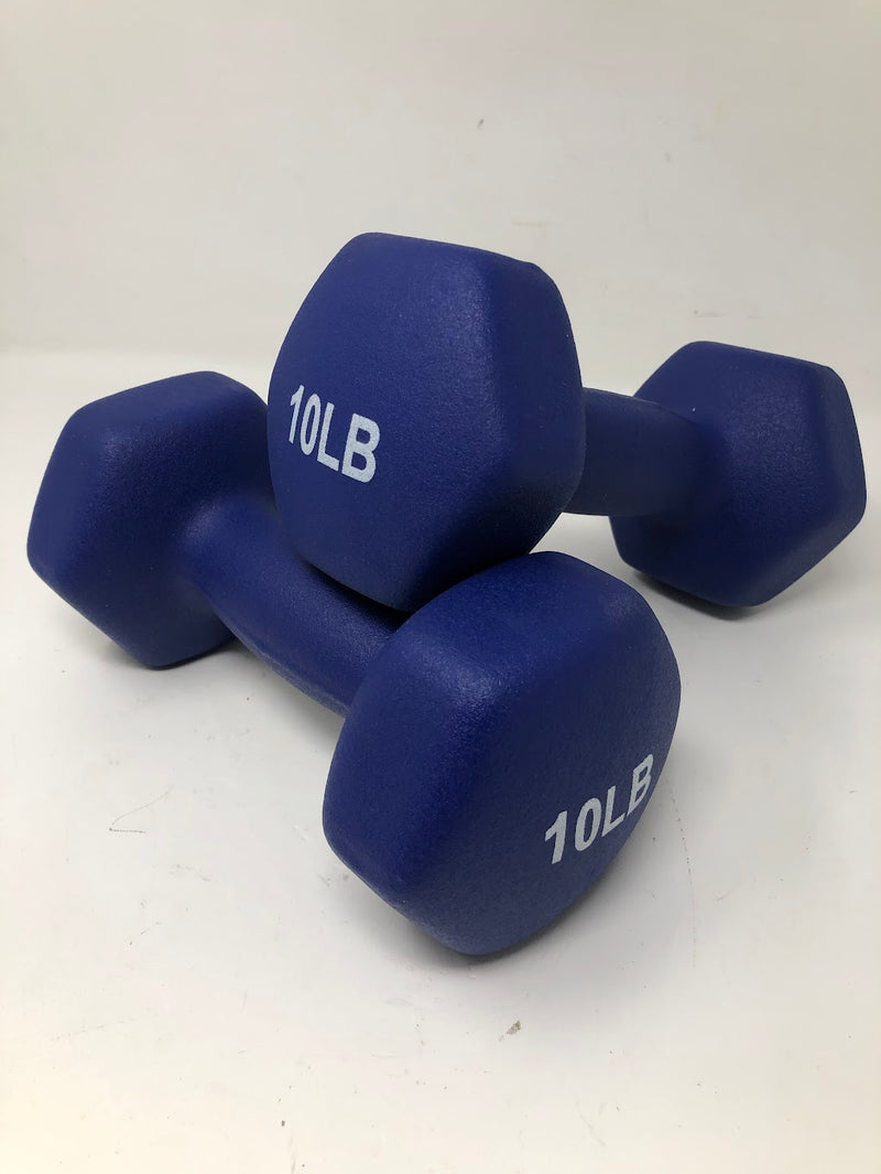 10lbs Hex Dumbbells (x2)