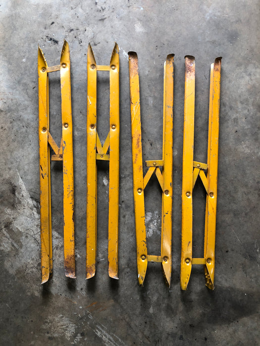Storaway Saw Horse Vintage Foldable Metal Sets (x2)