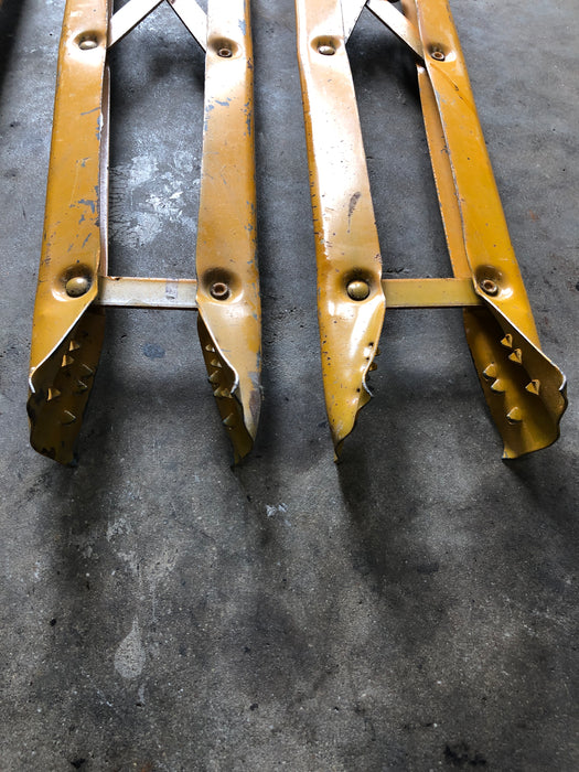 Storaway Saw Horse Vintage Foldable Metal Sets (x2)