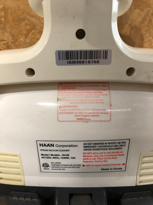 SV-60 Haan Steam Vacuum with Pads
