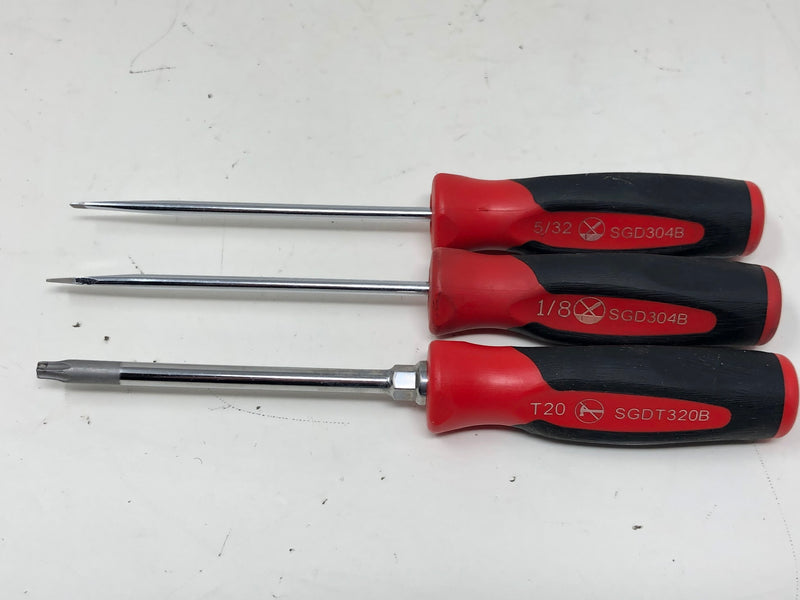 SGMINI12AR Snap-On Mini Pic, Screwdriver & Torx Set - Red - 12 pc