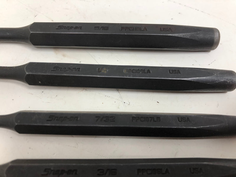 PPCL60BK Snap-On Long Pin Punch Set - (6 pc)