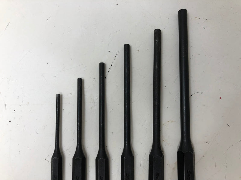 PPCL60BK Snap-On Long Pin Punch Set - (6 pc)