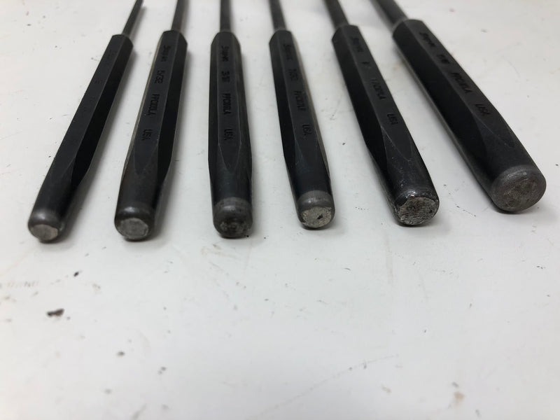 PPCL60BK Snap-On Long Pin Punch Set - (6 pc)