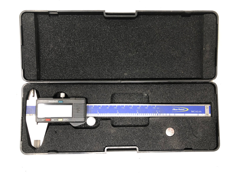 MCAL6A Blue-Point 0-150mm Digital Caliper + Case