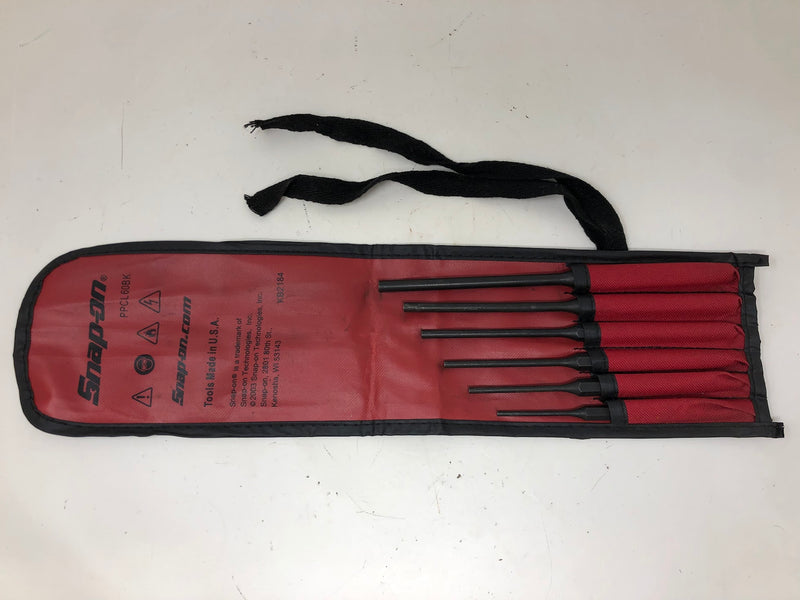 PPCL60BK Snap-On Long Pin Punch Set - (6 pc)