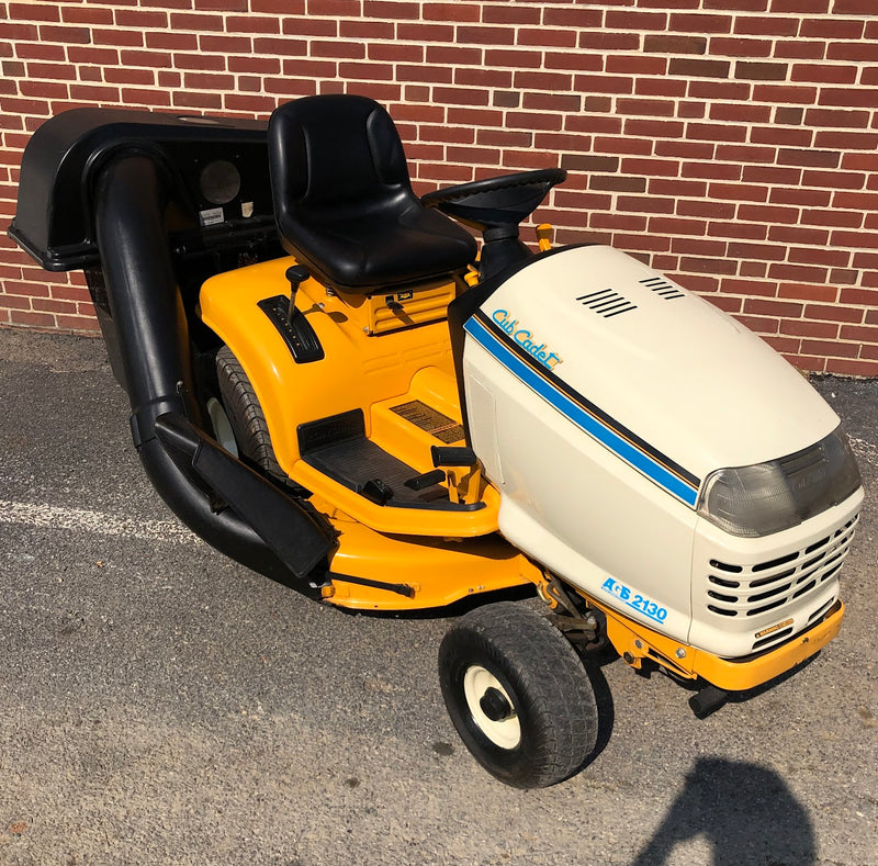 2130 Cub Cadet Riding Tractor + Twin Rear Bagger (Used)