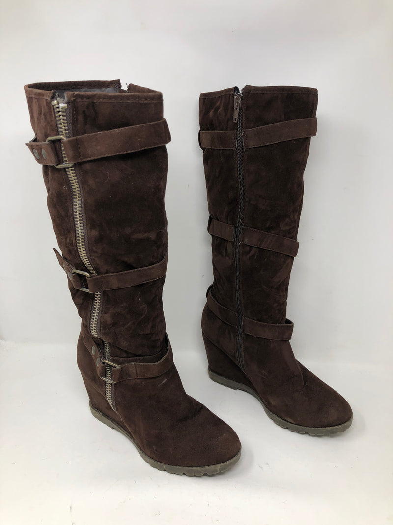 Bamboo Cortina-01 Women's Zip Up Boots Size 7