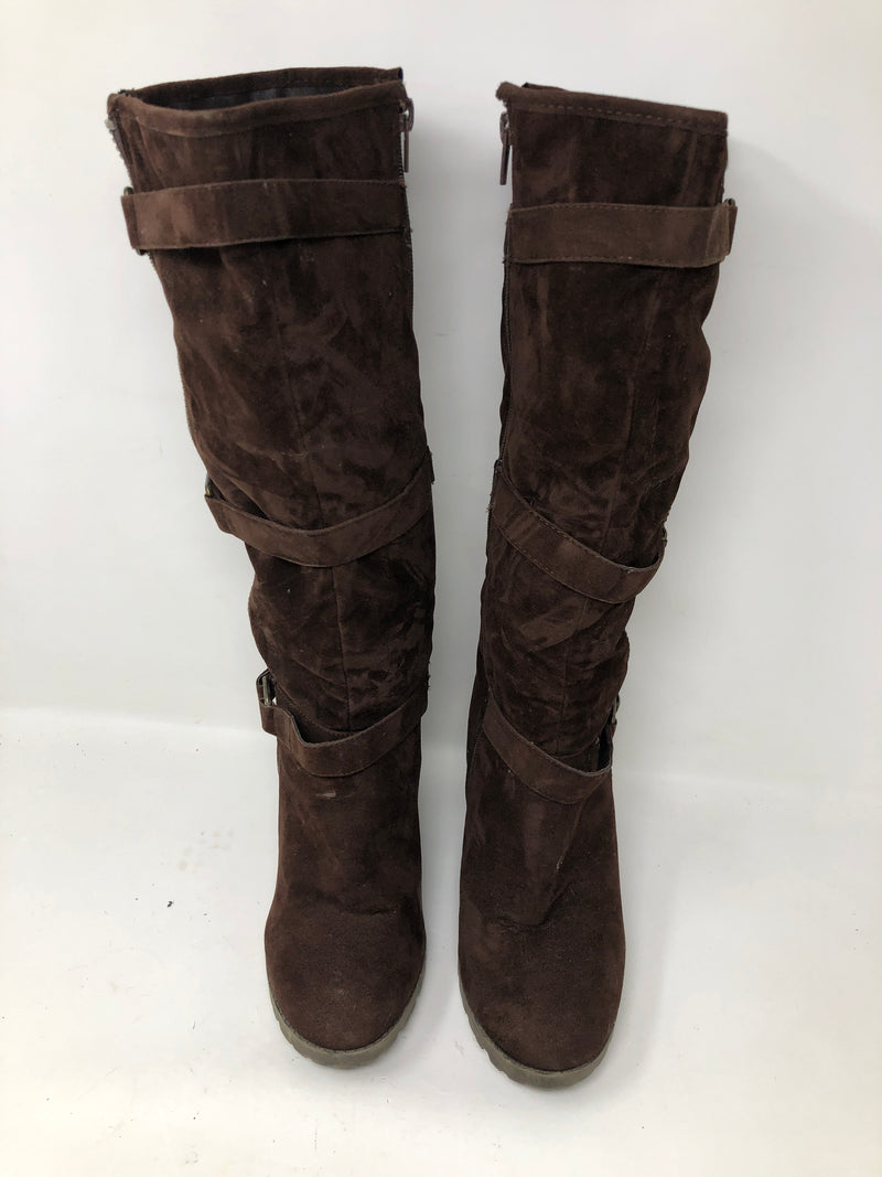Bamboo Cortina-01 Women's Zip Up Boots Size 7