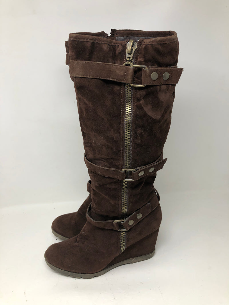 Bamboo Cortina-01 Women's Zip Up Boots Size 7