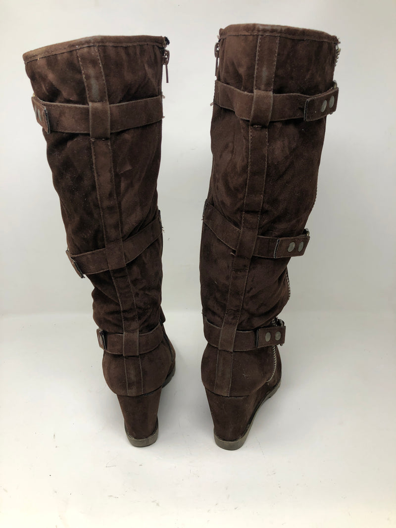 Bamboo Cortina-01 Women's Zip Up Boots Size 7