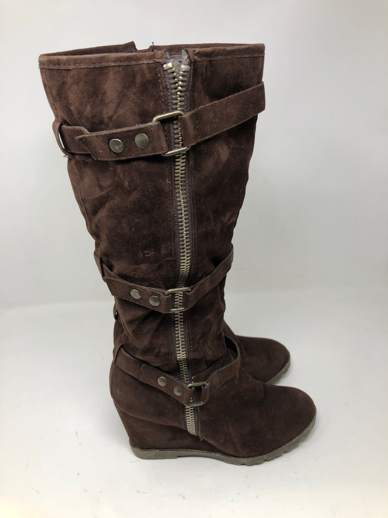 Bamboo Cortina-01 Women's Zip Up Boots Size 7