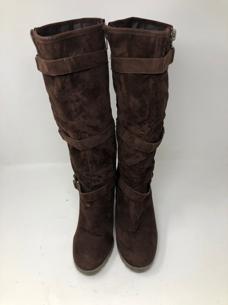 Bamboo Cortina-01 Women's Zip Up Boots Size 7