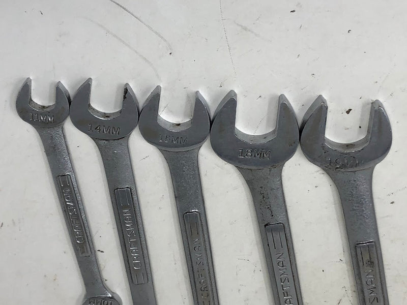 Craftsman Double Open End Wrench Set - Metric - 5pc - 19mm-10mm