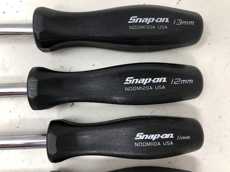 NDDM900A Snap-On Metric Nut Driver Set - 9pc - 5-13mm - 6pt
