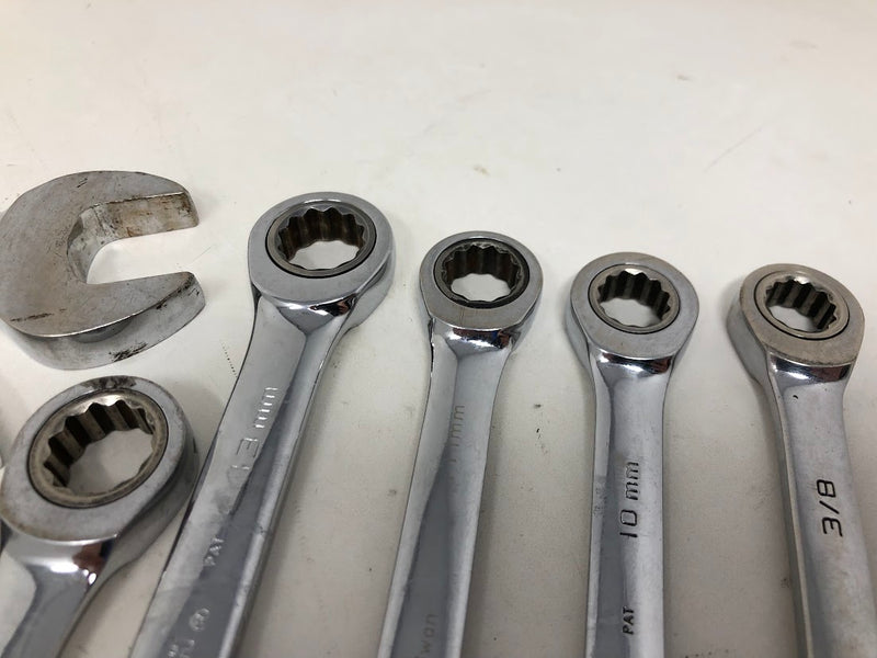 Assorted Ratchet Wrenches - 16pc - STD + Metric - GearWrench, Kohler Engines, Stanley