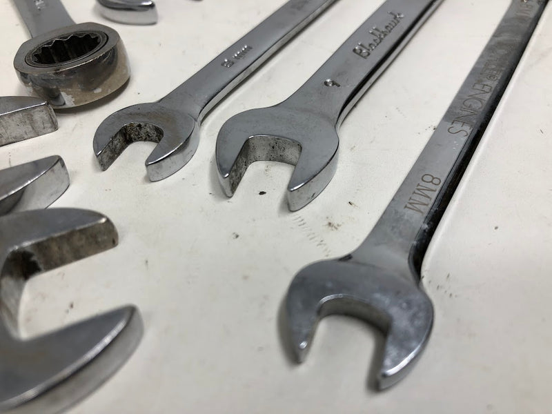 Assorted Ratchet Wrenches - 16pc - STD + Metric - GearWrench, Kohler Engines, Stanley