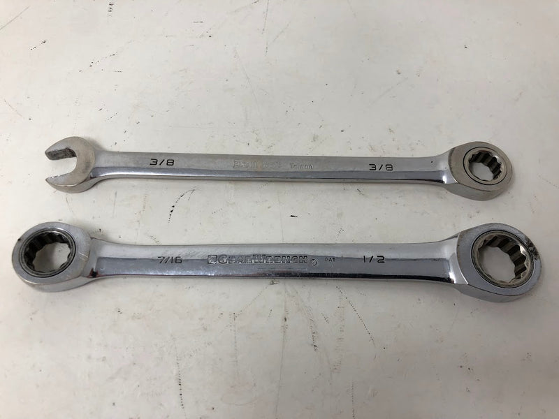 Assorted Ratchet Wrenches - 16pc - STD + Metric - GearWrench, Kohler Engines, Stanley