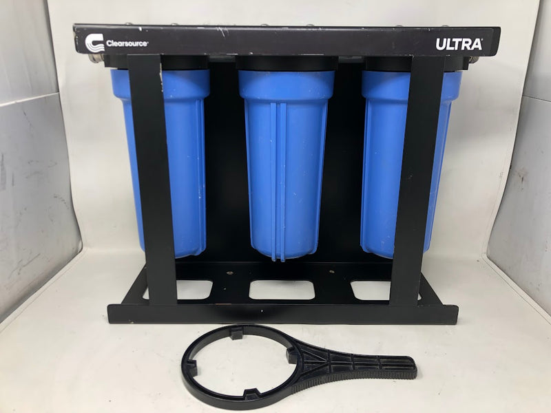 RST0001 Clear Source Ultra RV Water Filter System + Replacement Filter Three Pack