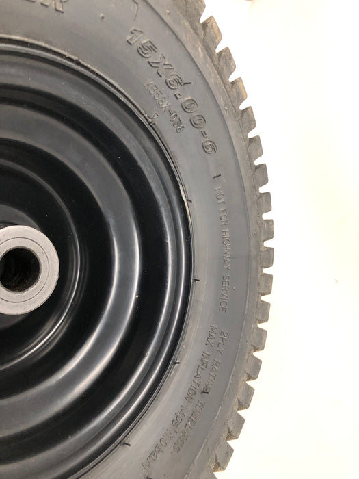 K358X Kenda 15X6-6 Turf Rider Wheel & Tire Assembly
