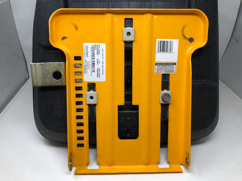 757-04129 Cub Cadet Medium Black Cloth Seat + Bracket