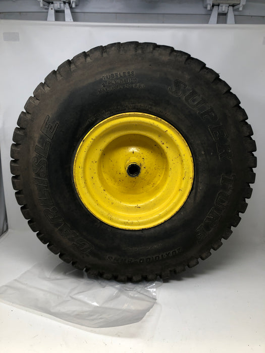 20X10-8 Carlisle Super Turf Riding Mower Rear Wheel & Tire Assembly