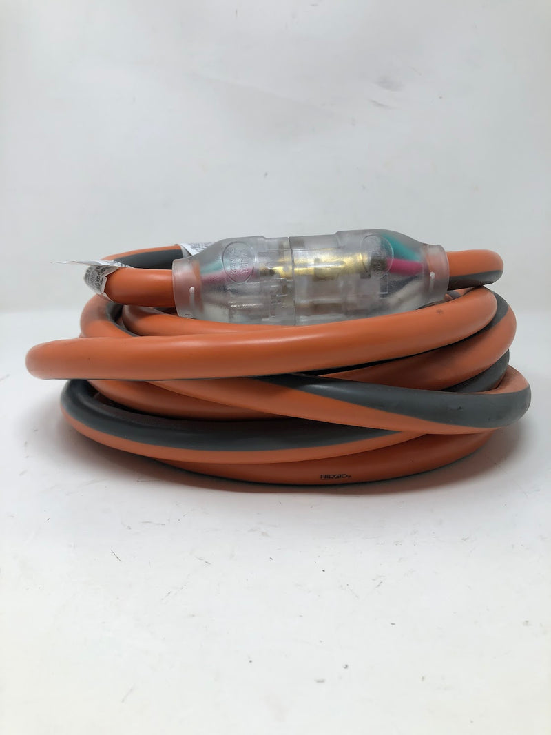 711 575 Ridgid 25ft Contractor Grade Indoor / Outdoor Generator Cord
