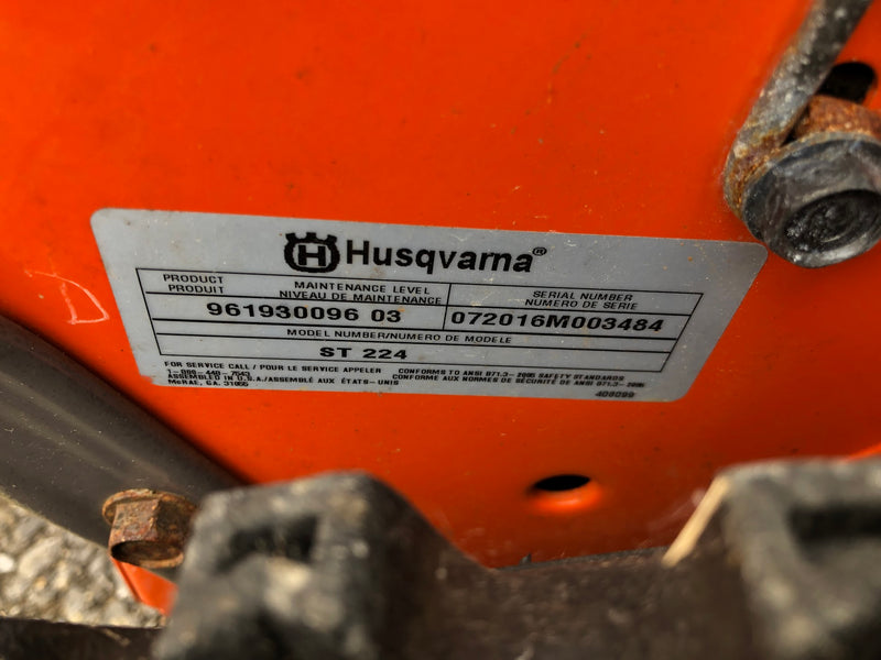 ST 224 Husqvarna 24" Snow Blower (Used)