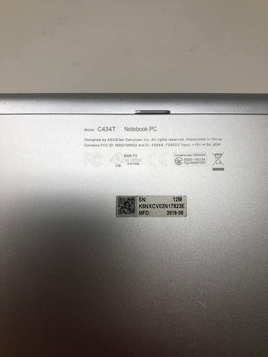 C434T ASUS Chromebook Flip 14" 2-in-1 Laptop 4GB 32GB