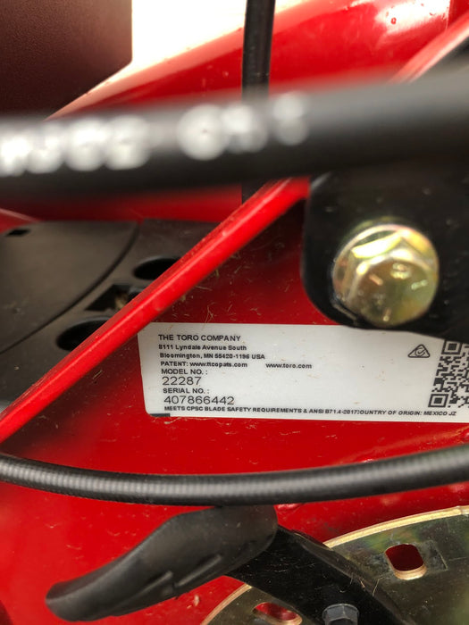 22287 Toro 21" Commercial Walk Behind Mower (Used)