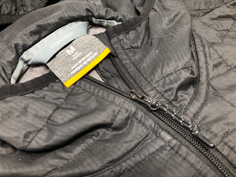 Icebreaker Merinoloft Helix Hybrid Zip Jacket - Medium - Black