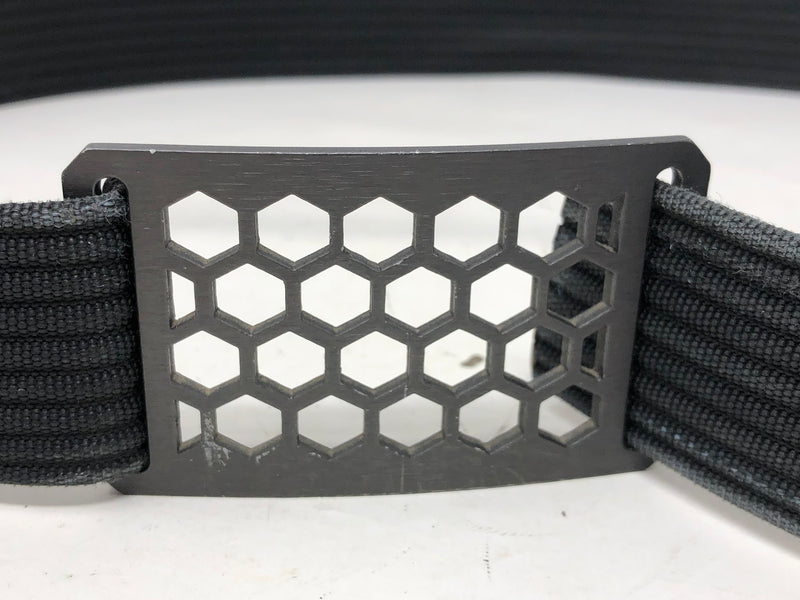 Grip6 Honeycomb Belt Buckle + Black 1.5" Belt