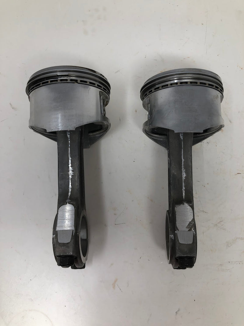 13001-2123 Kawasaki Piston Assemblies (x2)
