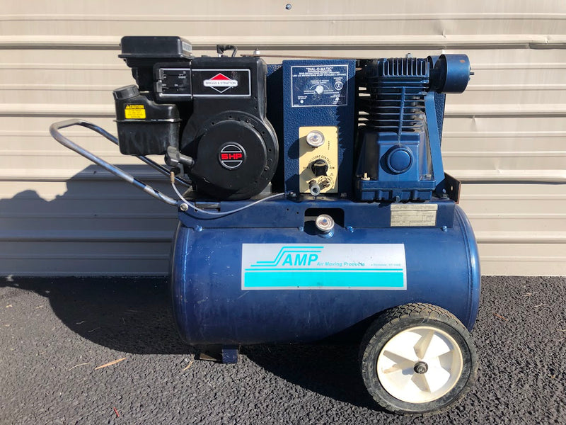 X143BG5A-22 AMP Air Compressor - 22 Gal - 5HP - 90-120 PSI - Used