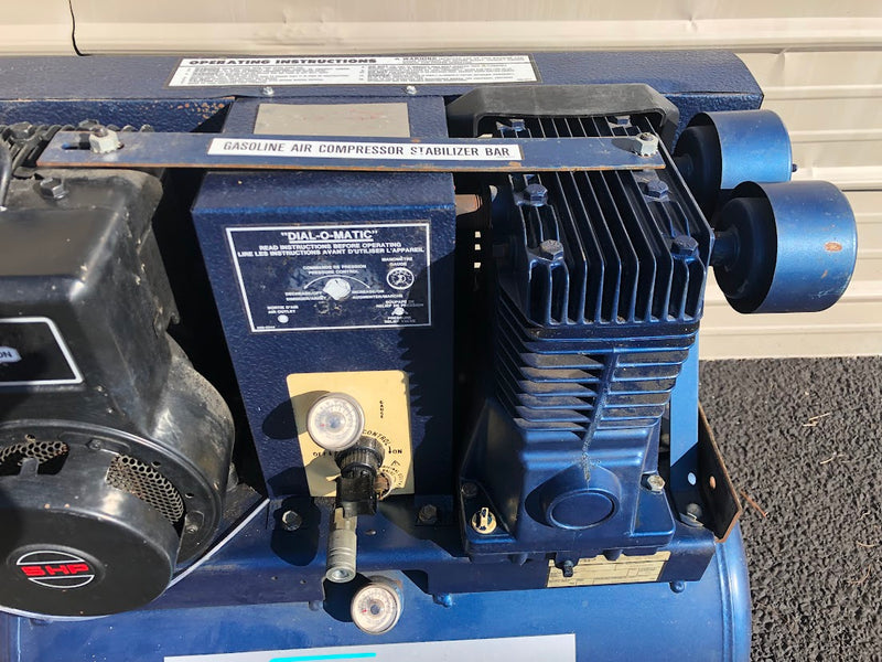 X143BG5A-22 AMP Air Compressor - 22 Gal - 5HP - 90-120 PSI - Used