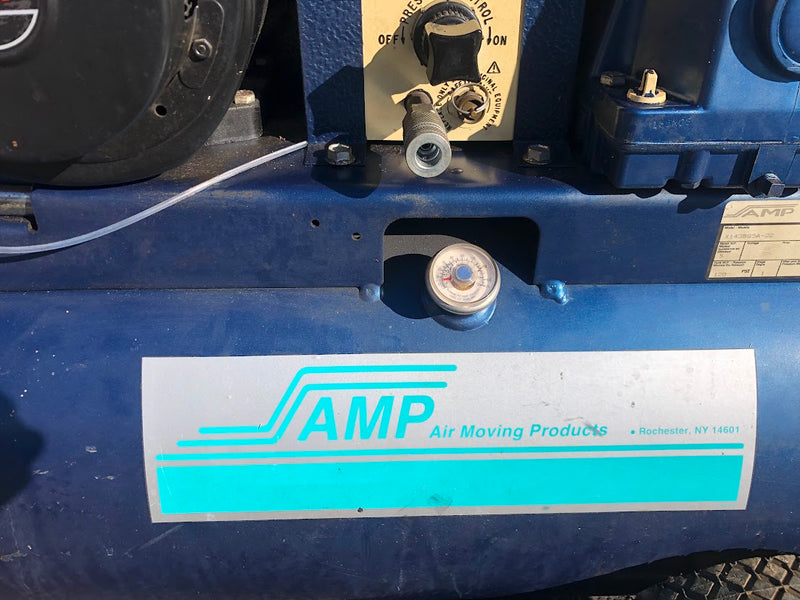X143BG5A-22 AMP Air Compressor - 22 Gal - 5HP - 90-120 PSI - Used
