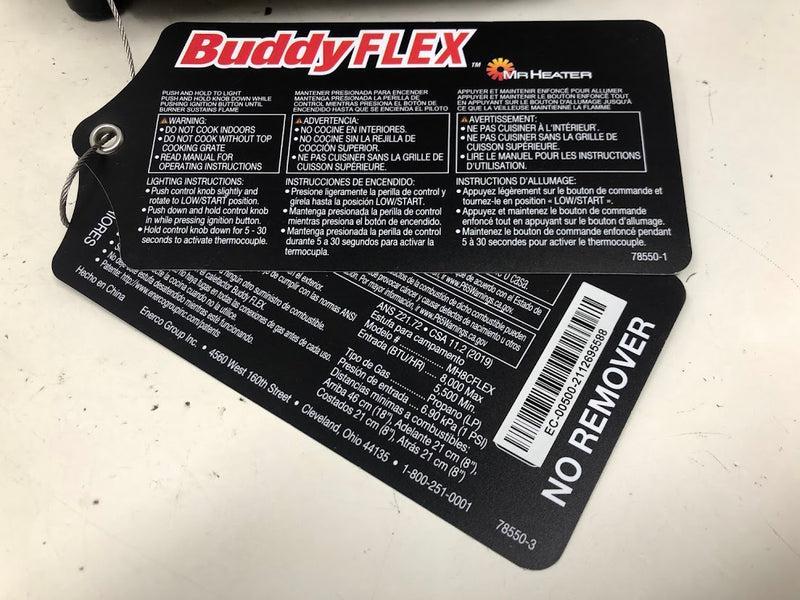 Mr. Heater Buddy FLEX 5,000-11,000 BTU Outdoor Portable Propane Gas Cooker
